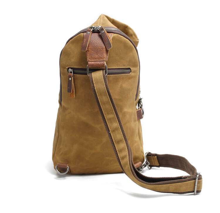 Wodoodporna płócienna torba crossbody z kieszenią antykradzieżową – MultiWear