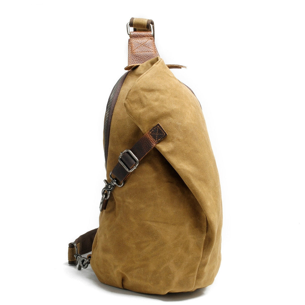 Wodoodporna płócienna torba crossbody z kieszenią antykradzieżową – MultiWear