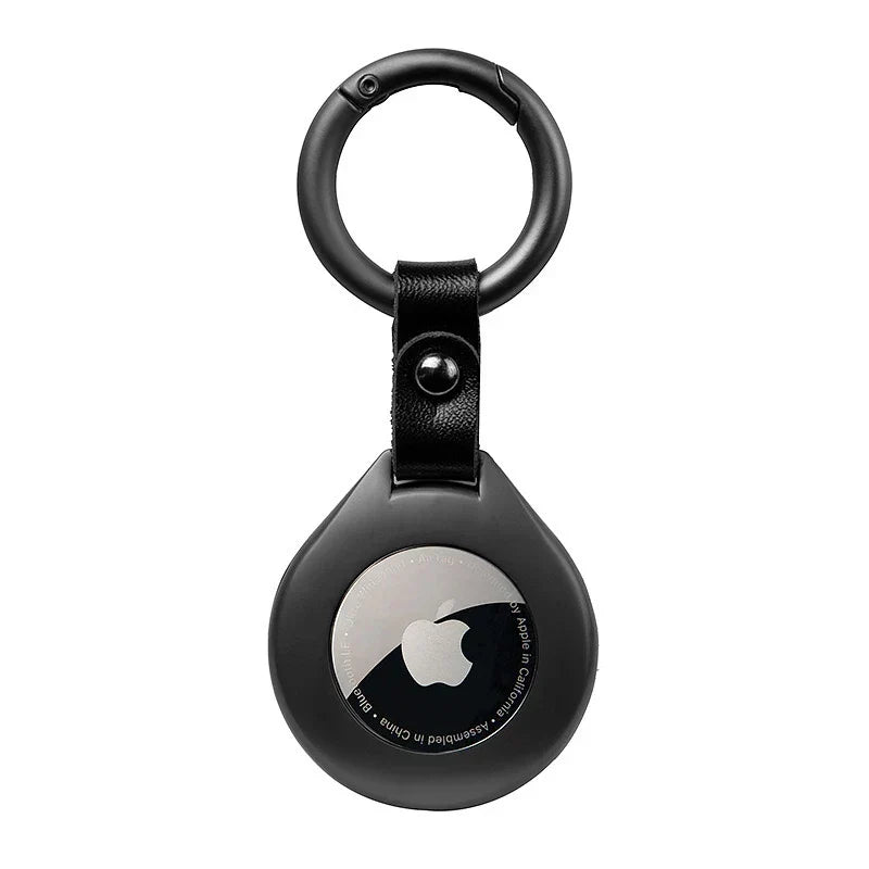 Wysokiej jakości skórzane etui ochronne z metalowym zawieszeniem do Apple AirTag