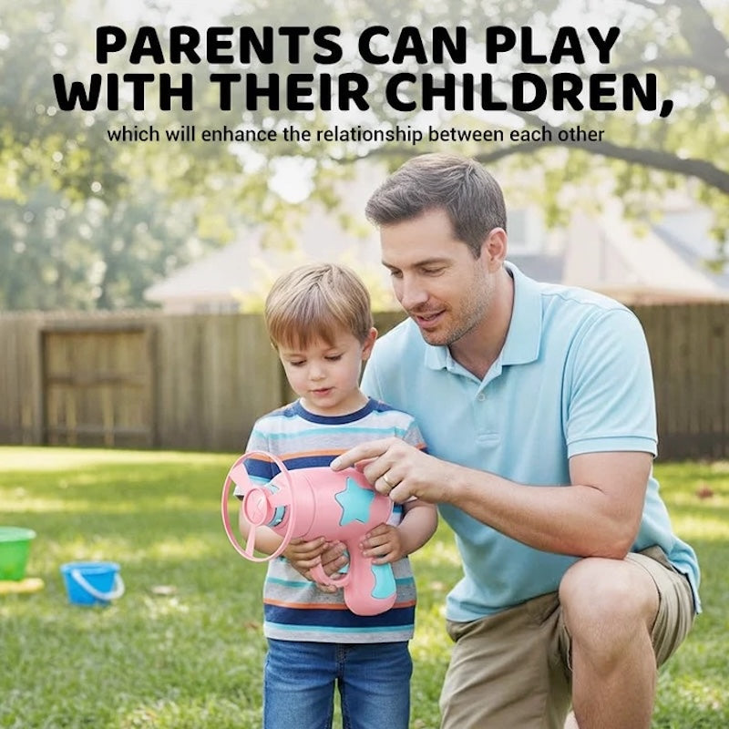 Zabawka wyrzutnia LED latających dysków