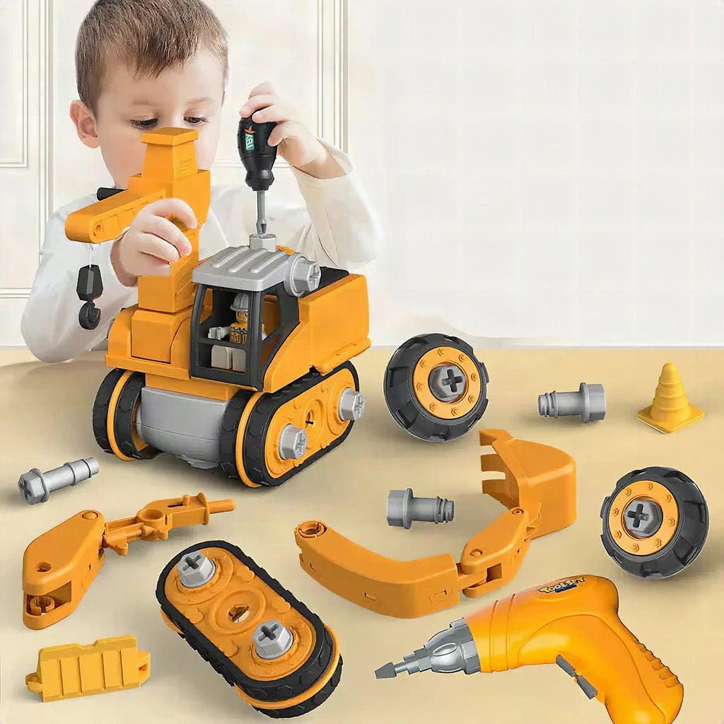 Zestaw konstrukcyjny Młody Inżynier – edukacyjny zestaw Montessori dla dzieci – typ Meccano